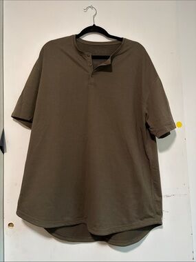 Bylt Basics Mens Everyday Drop Cut Henley XXL